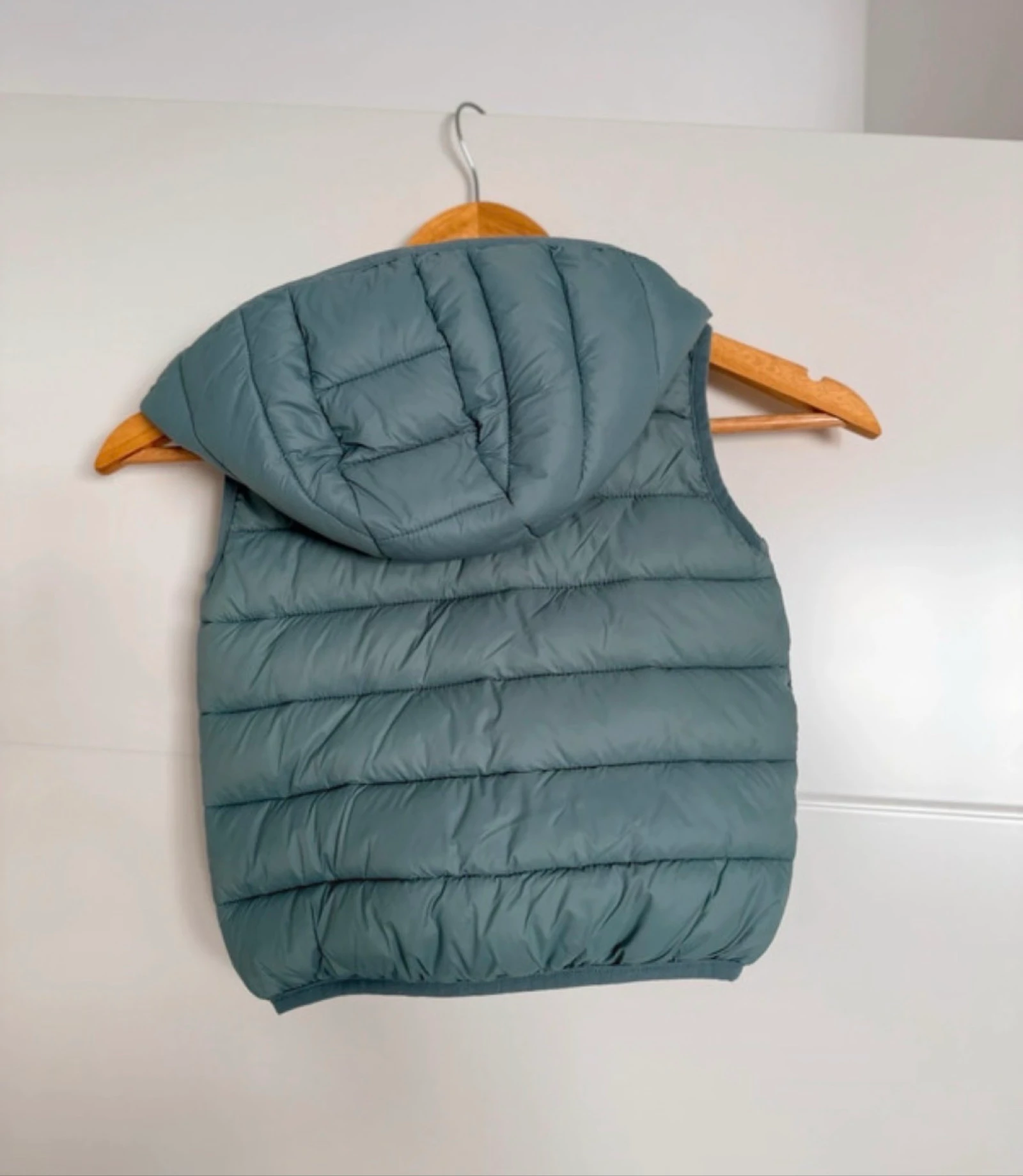 Nuevo | abrigo de bebé sin mangas con capucha impermeable verde | TAO | 18 meses 86cm – photo 6